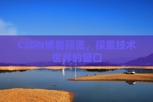 CSDN博客预览,探索技术世界的窗口